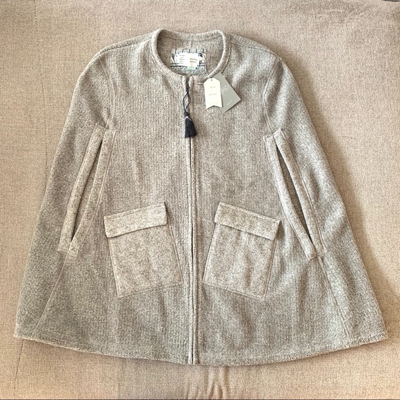 NWT Anthropologie Whimbrel Cape - small - Picture 2 of 7